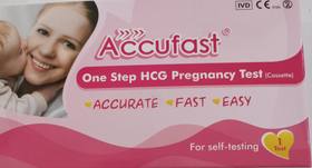 Accufast One Step HCG Pregnancy Test Cassette