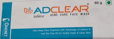 Adclear Acne Care Face Wash 60g