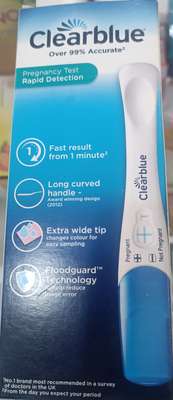 Clearblue pregnancy test rapid detection over 99 percent accurate