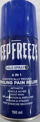 Deep Freeze cold spray 6-in-1 pain relief 150ml