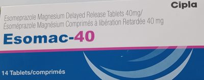 Esomac-40 (Esomeprazole 40mg) 14s