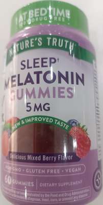 Nature's Truth melatonin 5mg sleep gummies