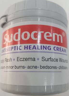 Sudocrem antiseptic healing cream nappy rash eczema