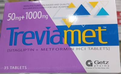 Treviamet 50mg 1000mg Sitagliptin Metformin Kenya