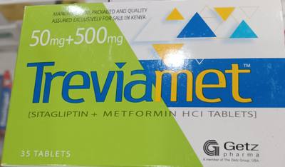 Treviamet 50mg 500mg Sitagliptin Metformin Kenya