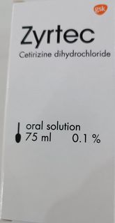 Zyrtec Oral Solution 75ml